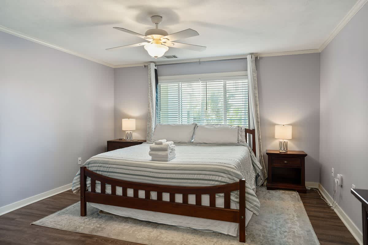 Master bedroom with en suite bathroom