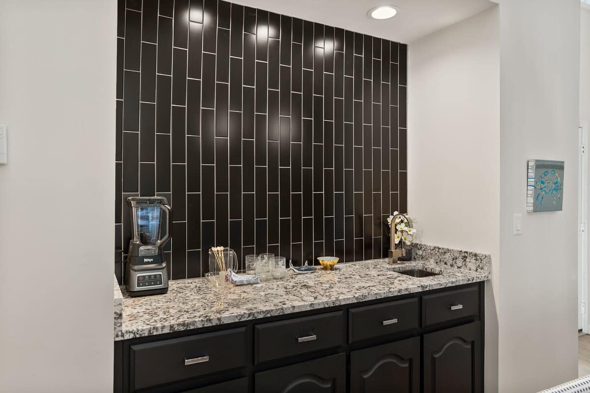 Bar Area in Dining Room