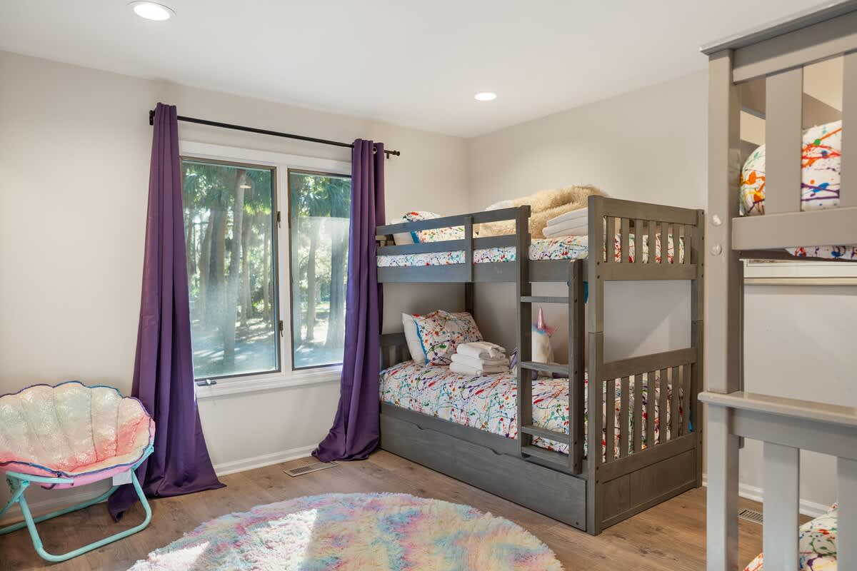 2 Sets of Bunk Beds with Trundles 