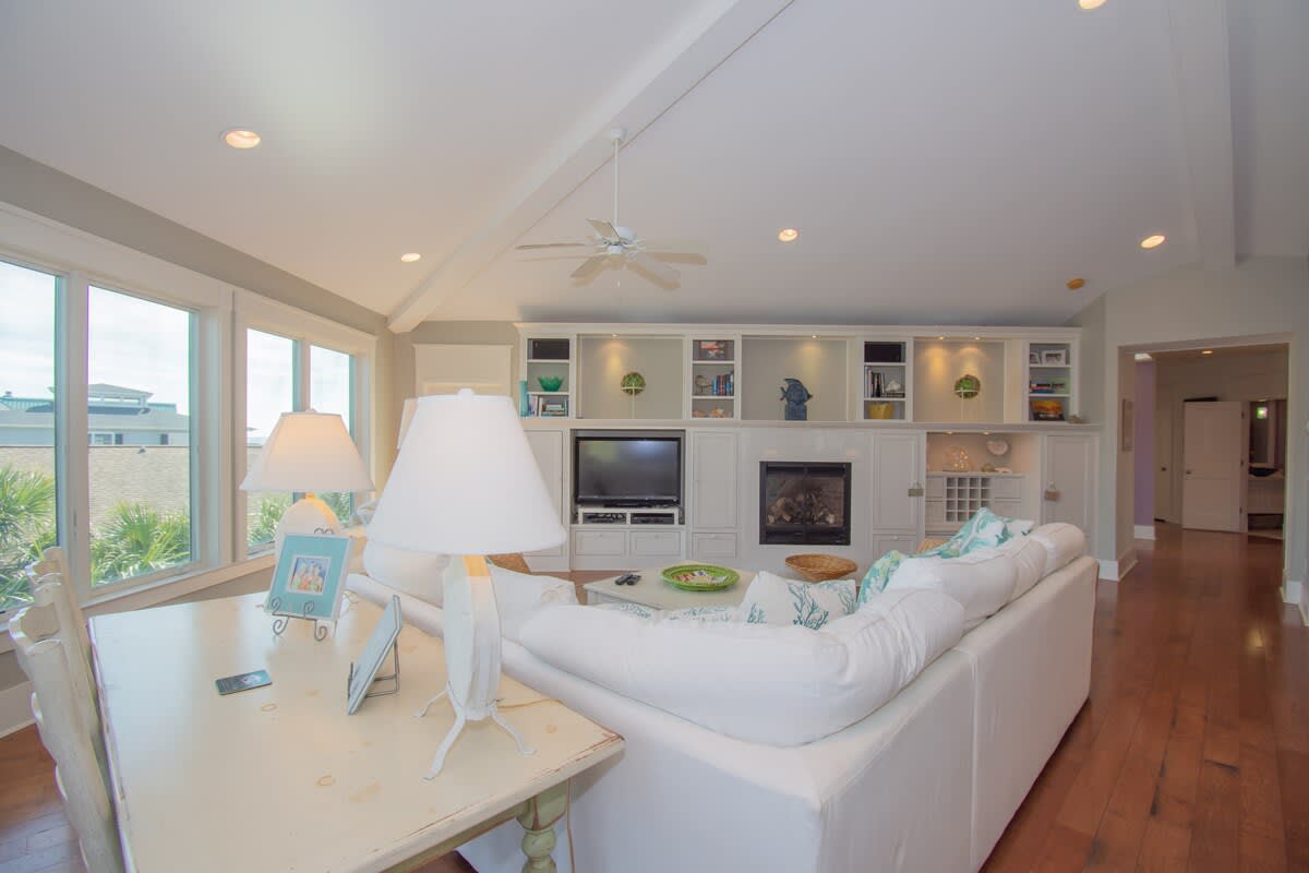 Living Room with Access to Porches