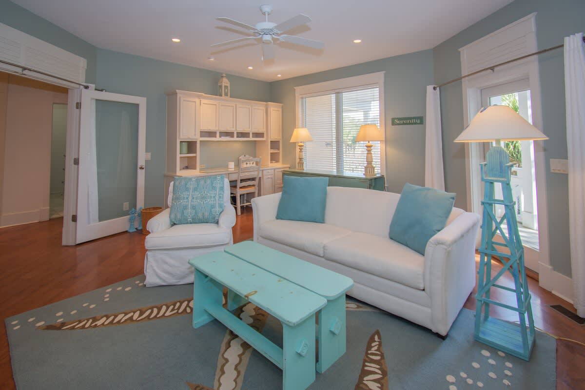 2nd Level Office with a Queen Sleeper Sofa