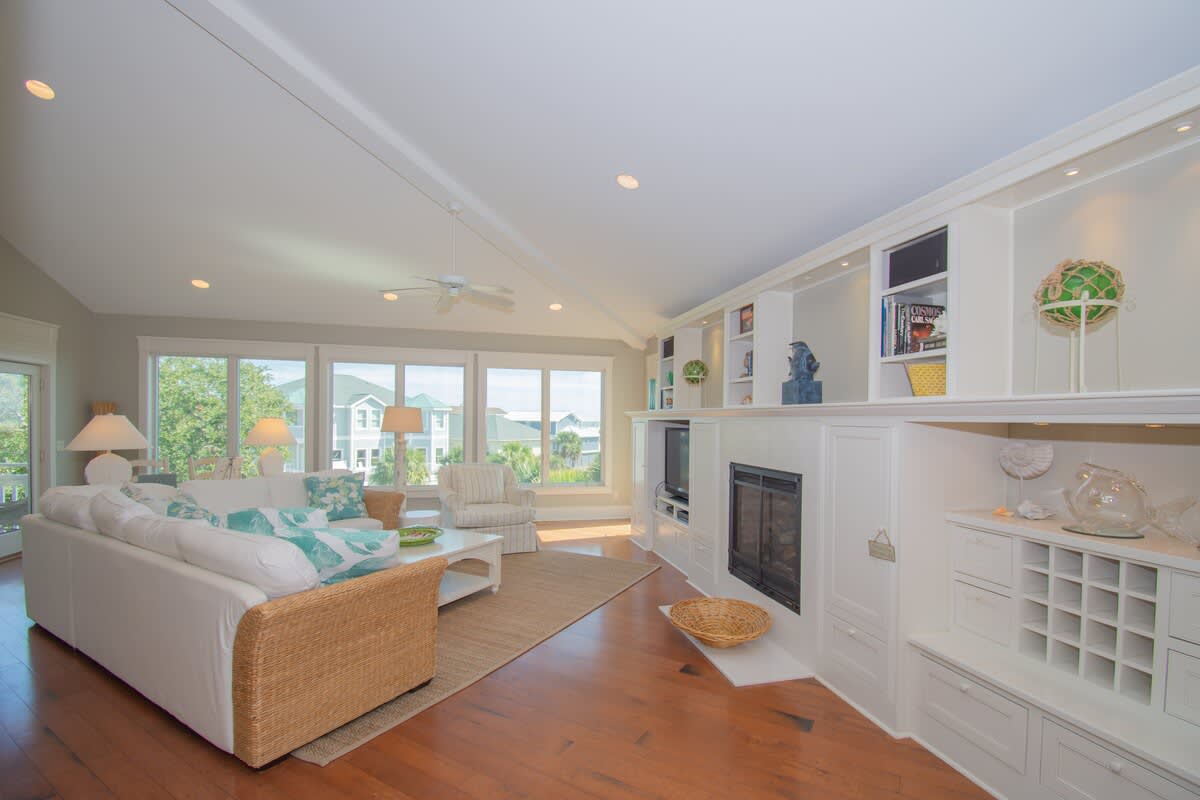 Living Room with Access to Porches