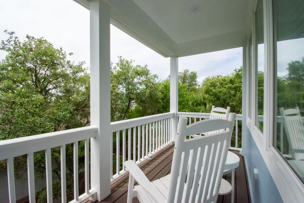 Incredible porch views on multiple levels and areas