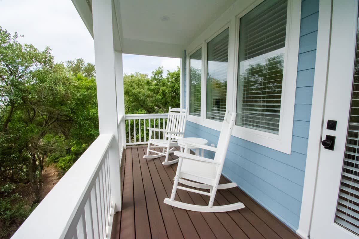 Incredible porch views on multiple levels and areas