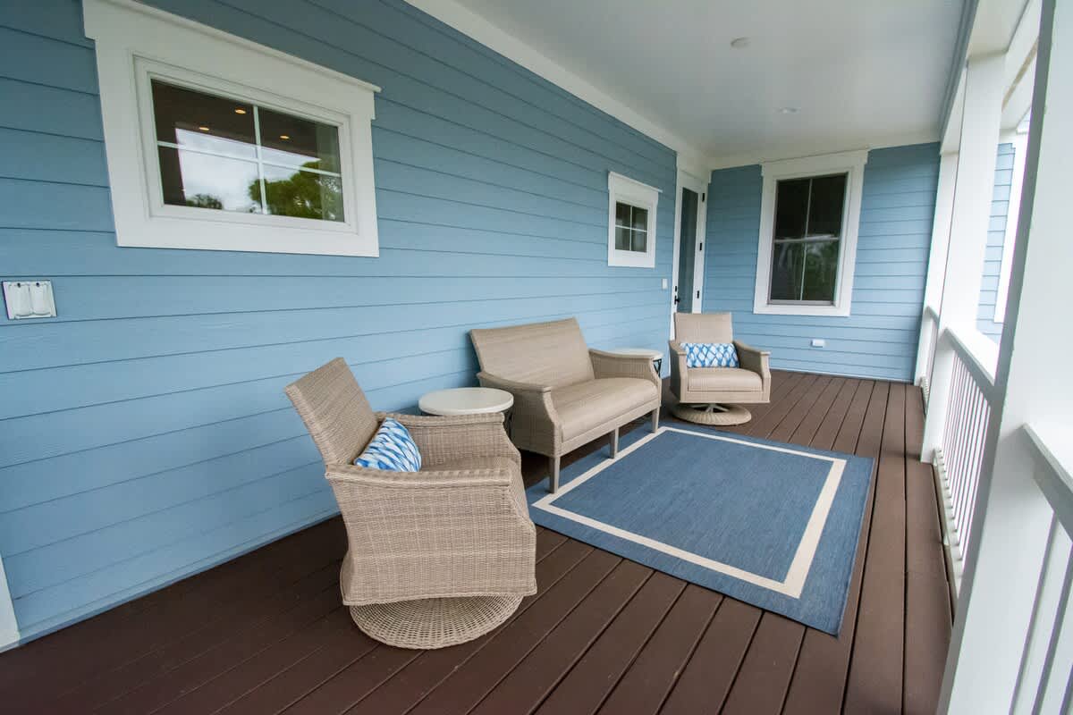 Incredible porch views on multiple levels and areas