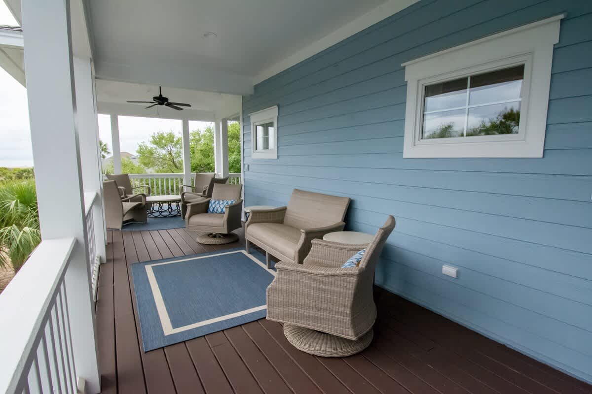 Incredible porch views on multiple levels and areas