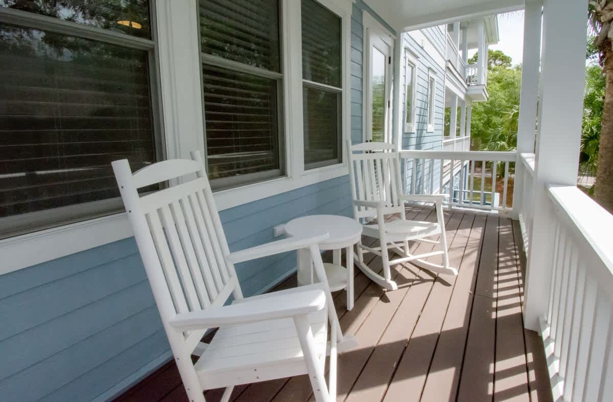 Incredible porch views on multiple levels and areas