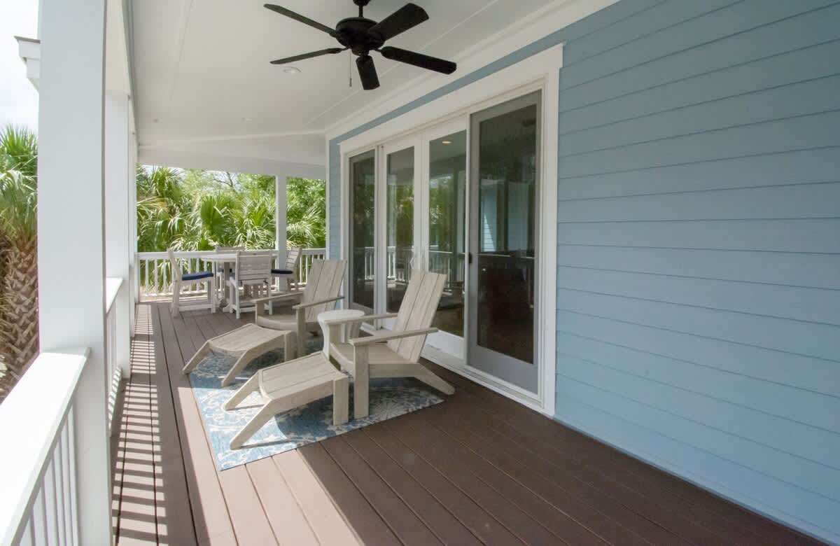 Incredible porch views on multiple levels and areas