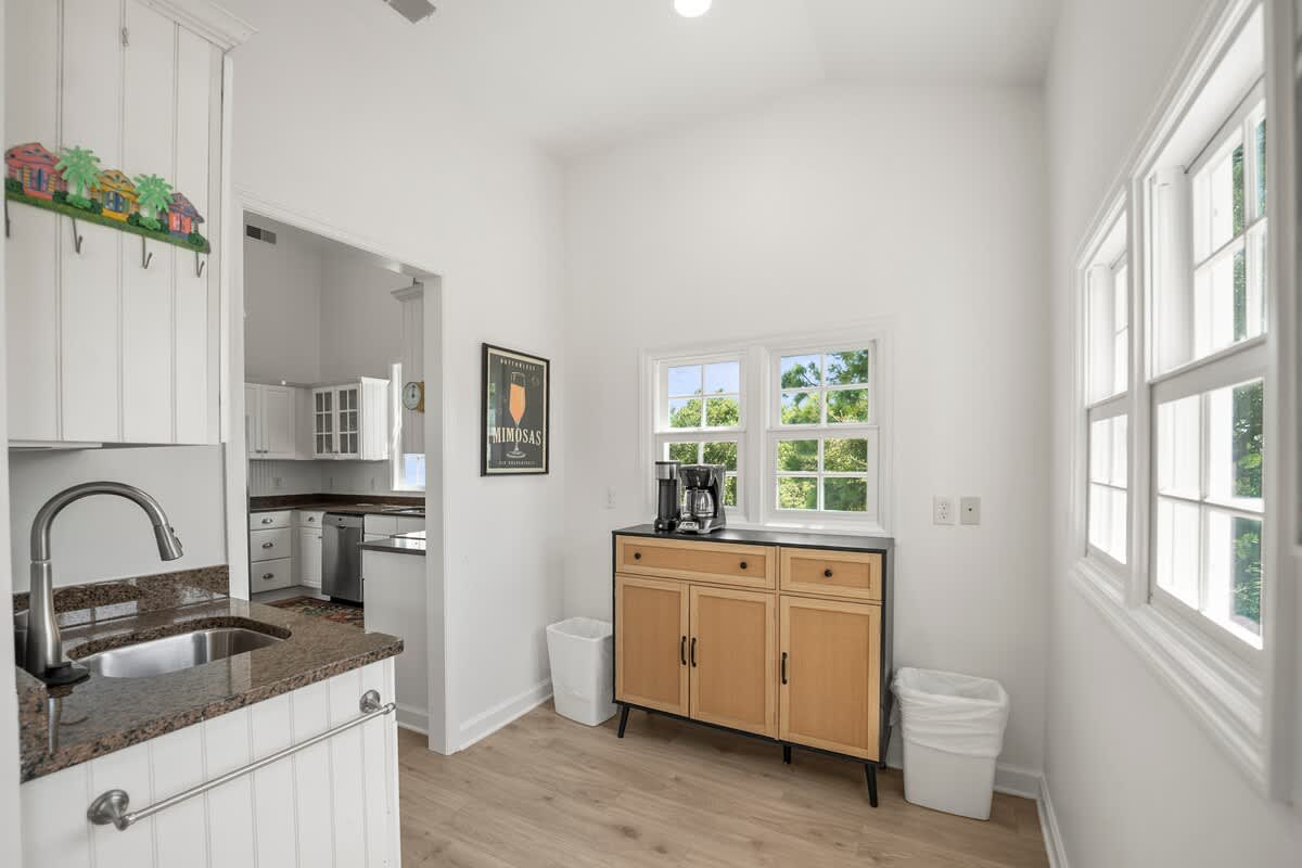 Kitchen with Coffee Station