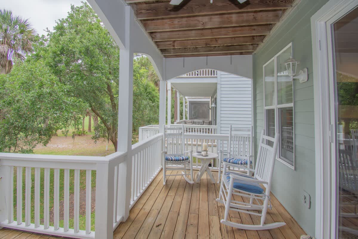 Back Porch with Swing