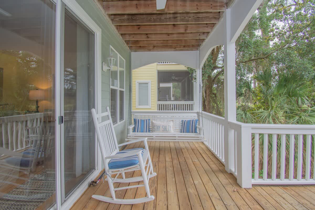 Back Porch with Swing