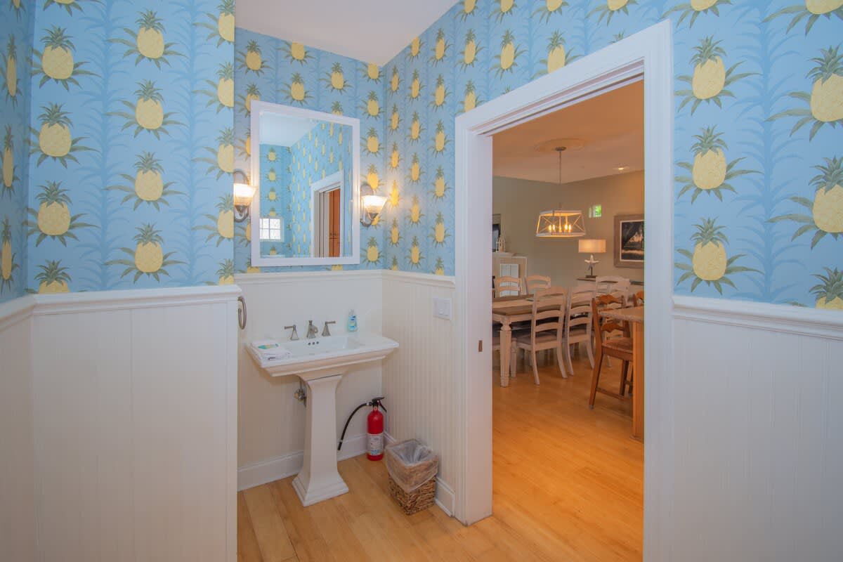 Half Bath off Kitchen 