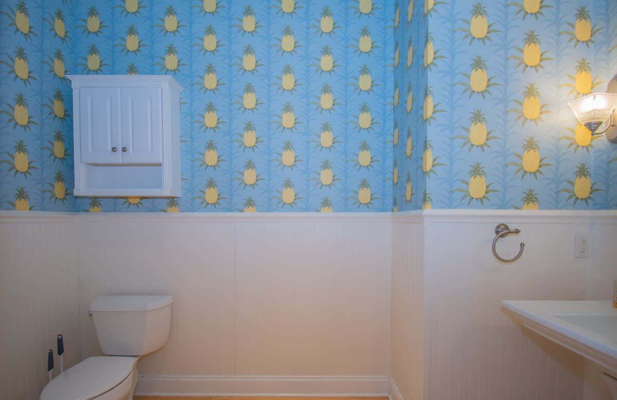 Half Bath off Kitchen 