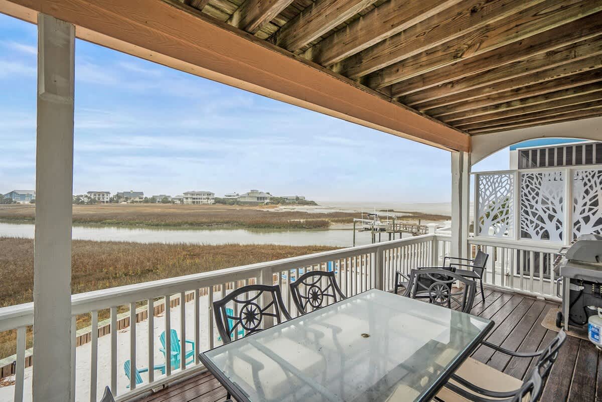 Back Deck off Living Room 