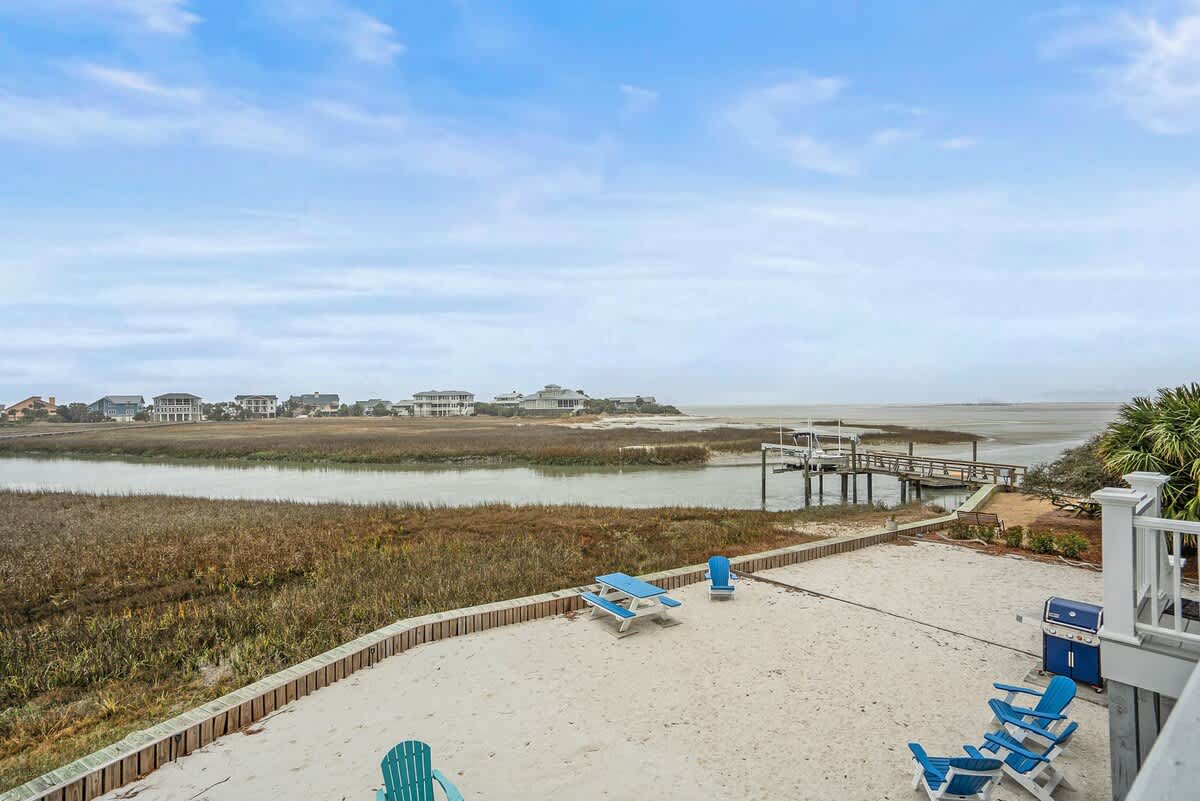 Sandy Area near Inlet off Garage 