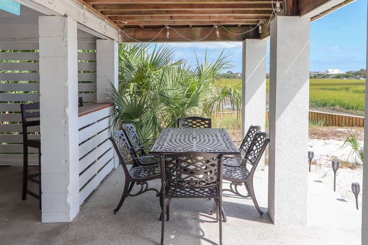 Patio with Six-Top Table