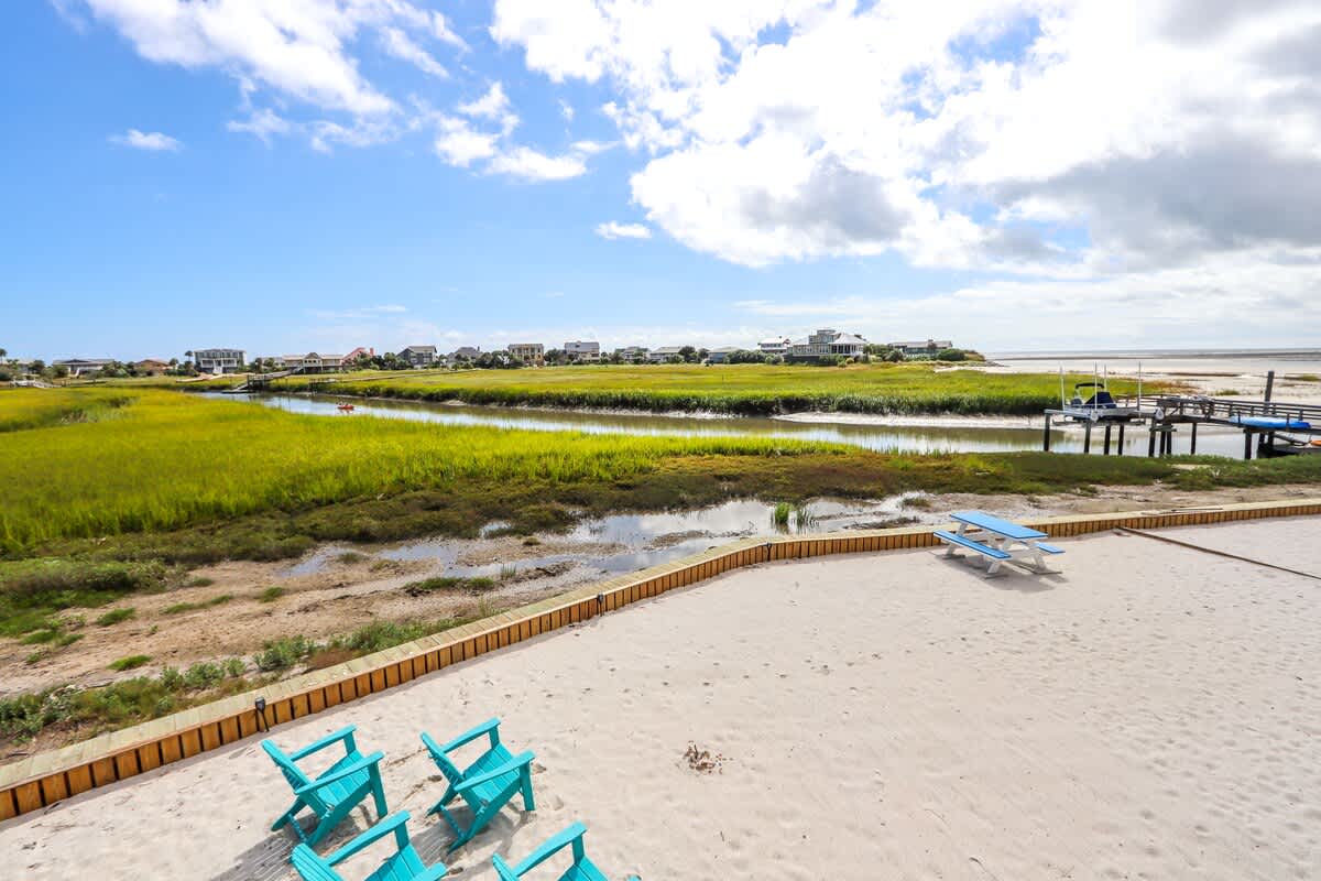 Sandy Area near Inlet off Garage 