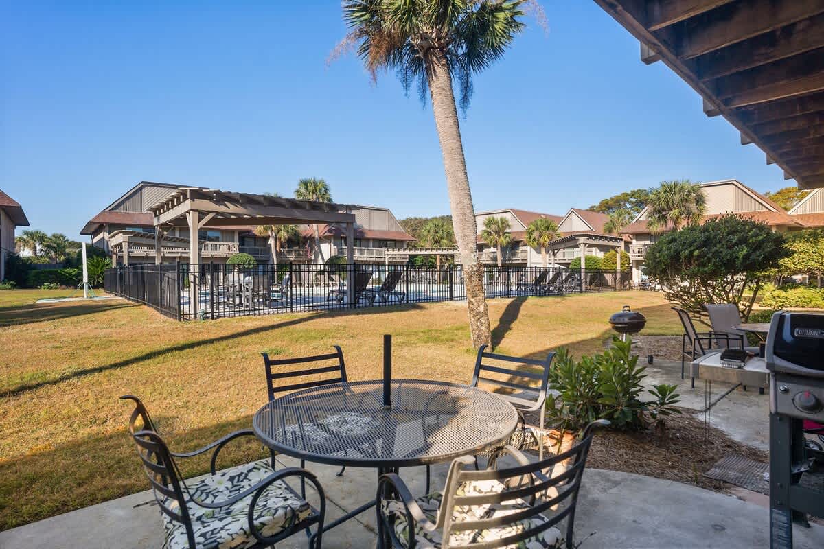 View from First Floor Patio. Pool is reserved for John Fripp Villa community. 