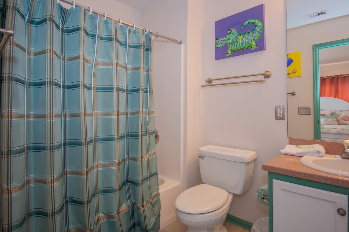 Jack and Jill first floor bathroom