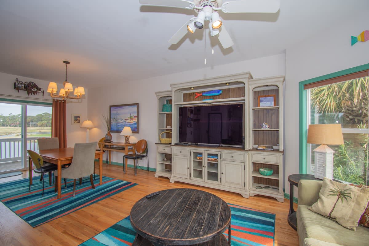 Comfortable, open concept living area