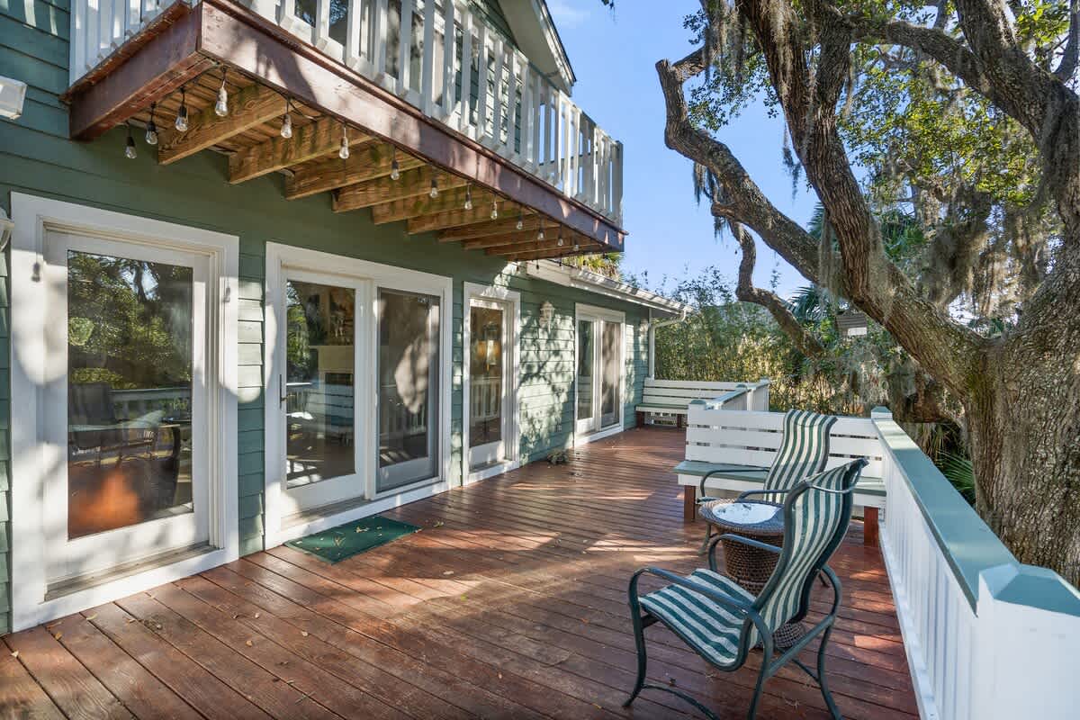 Back Deck off of Living Room