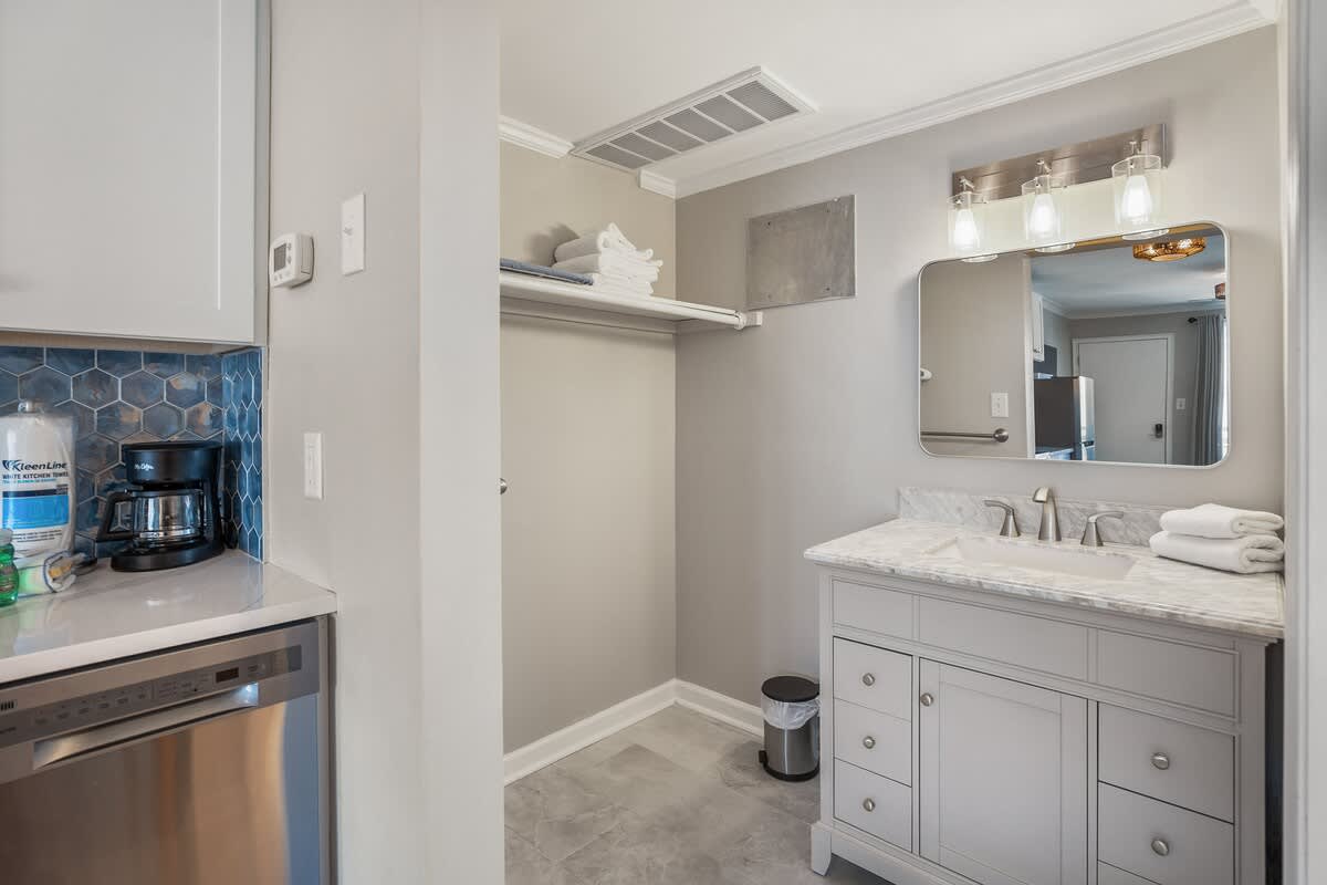 Full Bathroom with Walk in Shower 