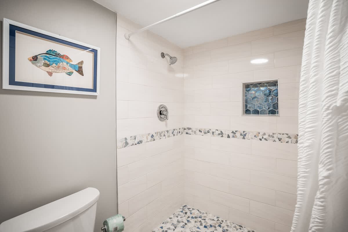 Full Bathroom with Walk in Shower 