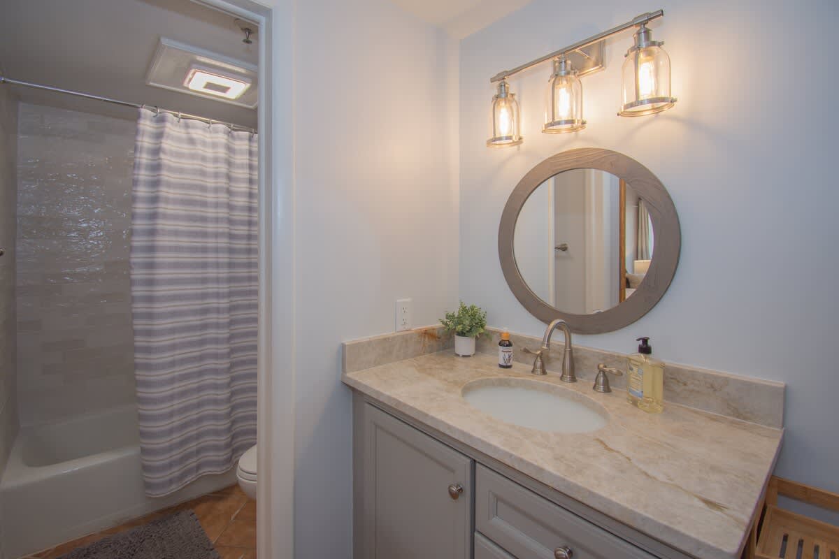 Full Bathroom with Shower-Tub Combo