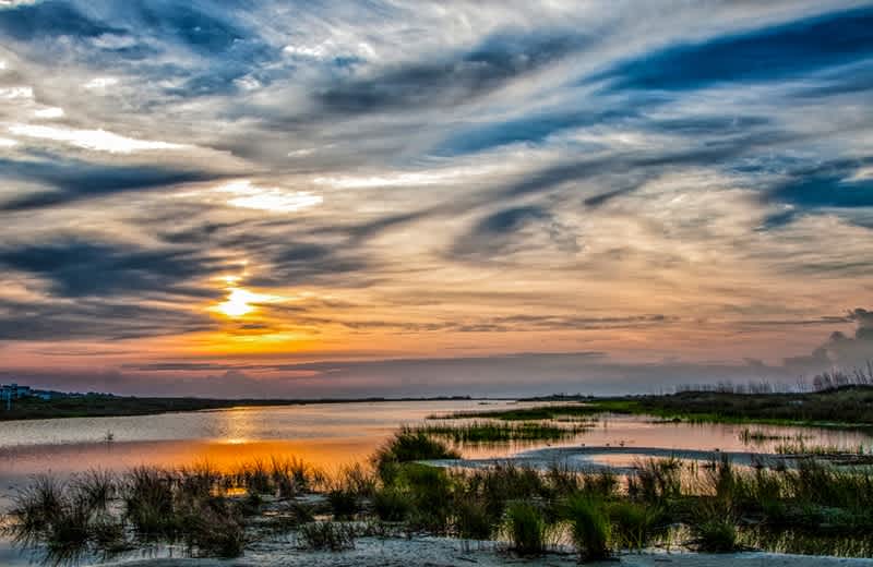 Spectacular lowcountry sunset.