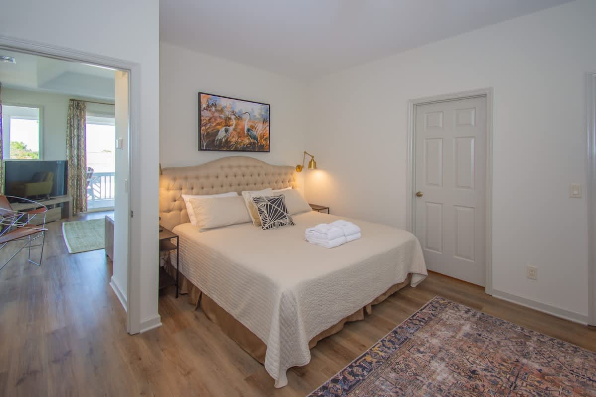 Second floor primary bedroom with en suite bathroom