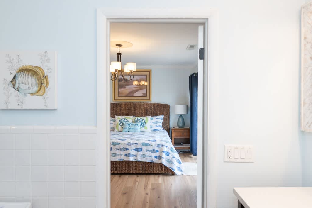 Entrance to Primary 1 Bedroom with King Bed