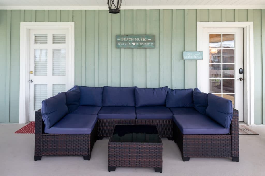 Front Door and Front Porch Area