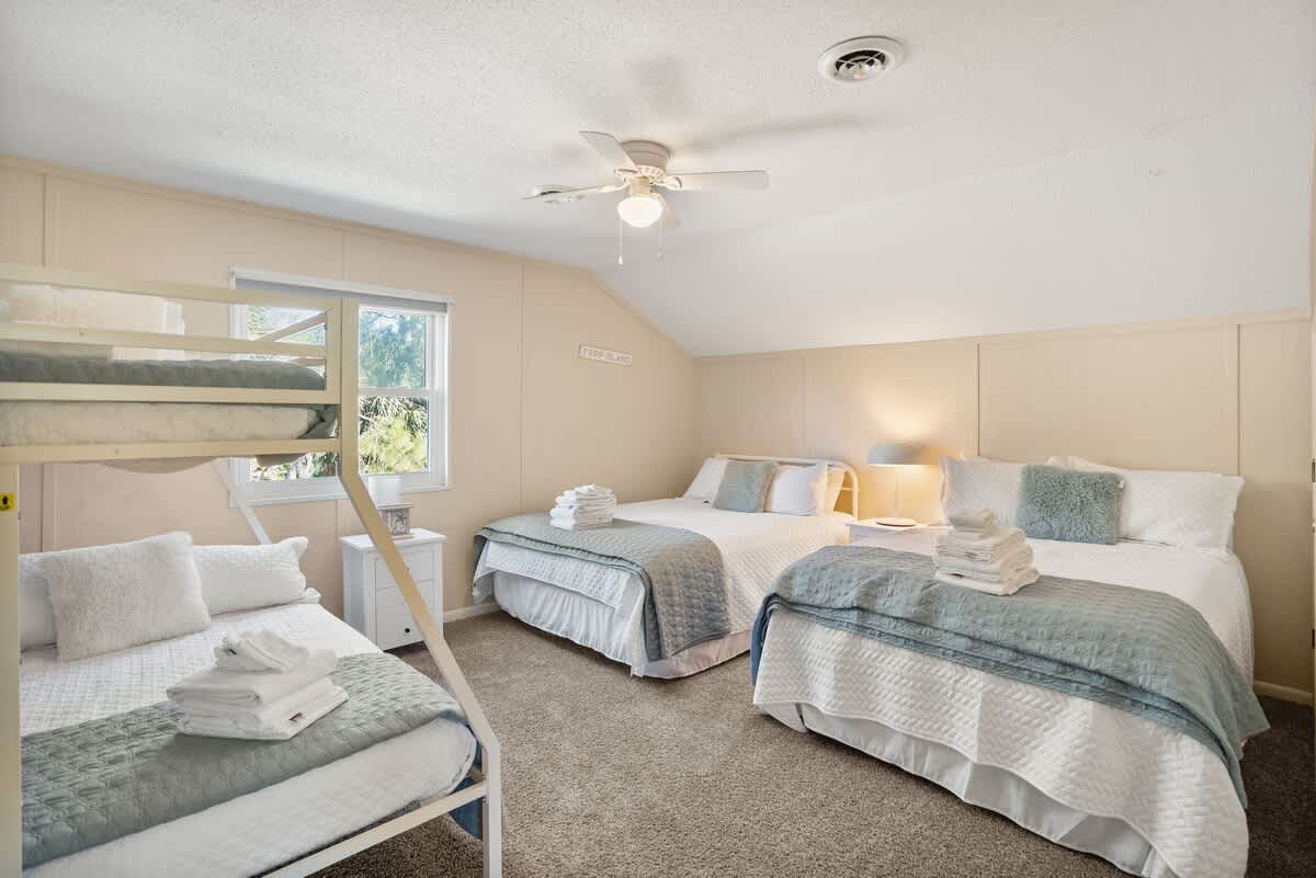 Second floor bunk bedroom