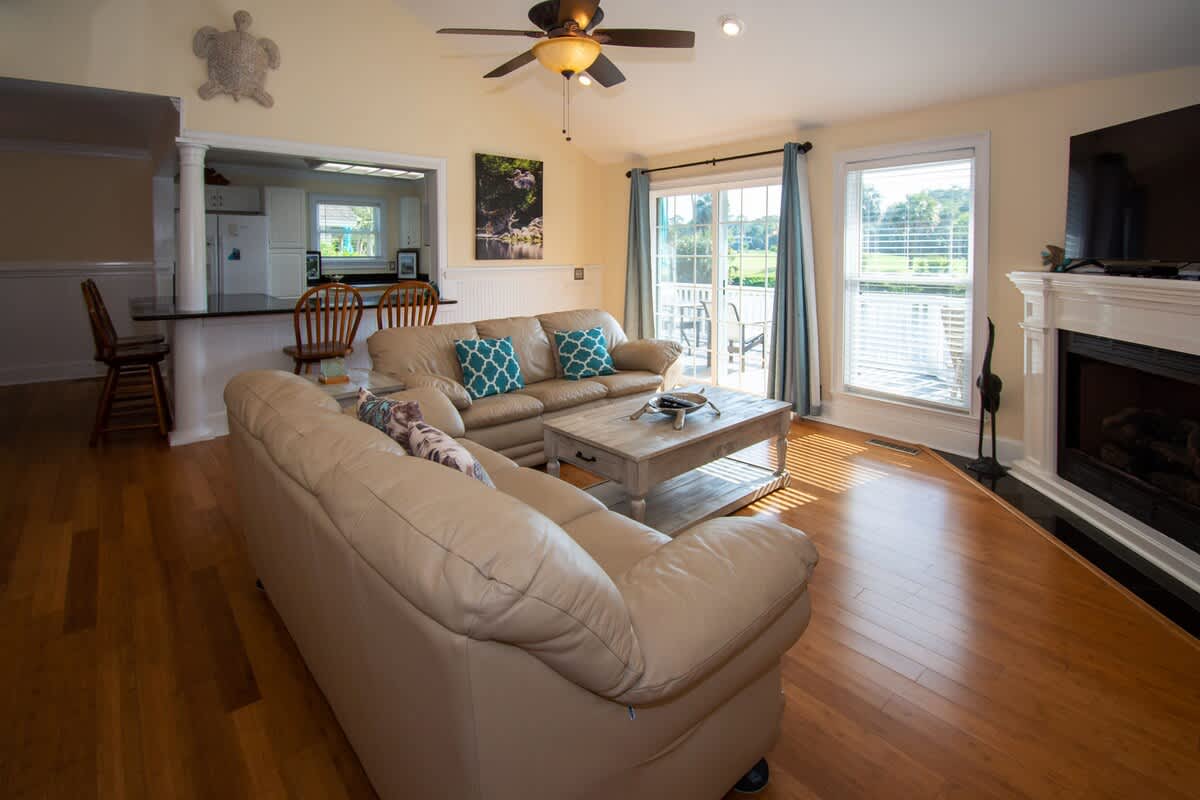 Open concept living room