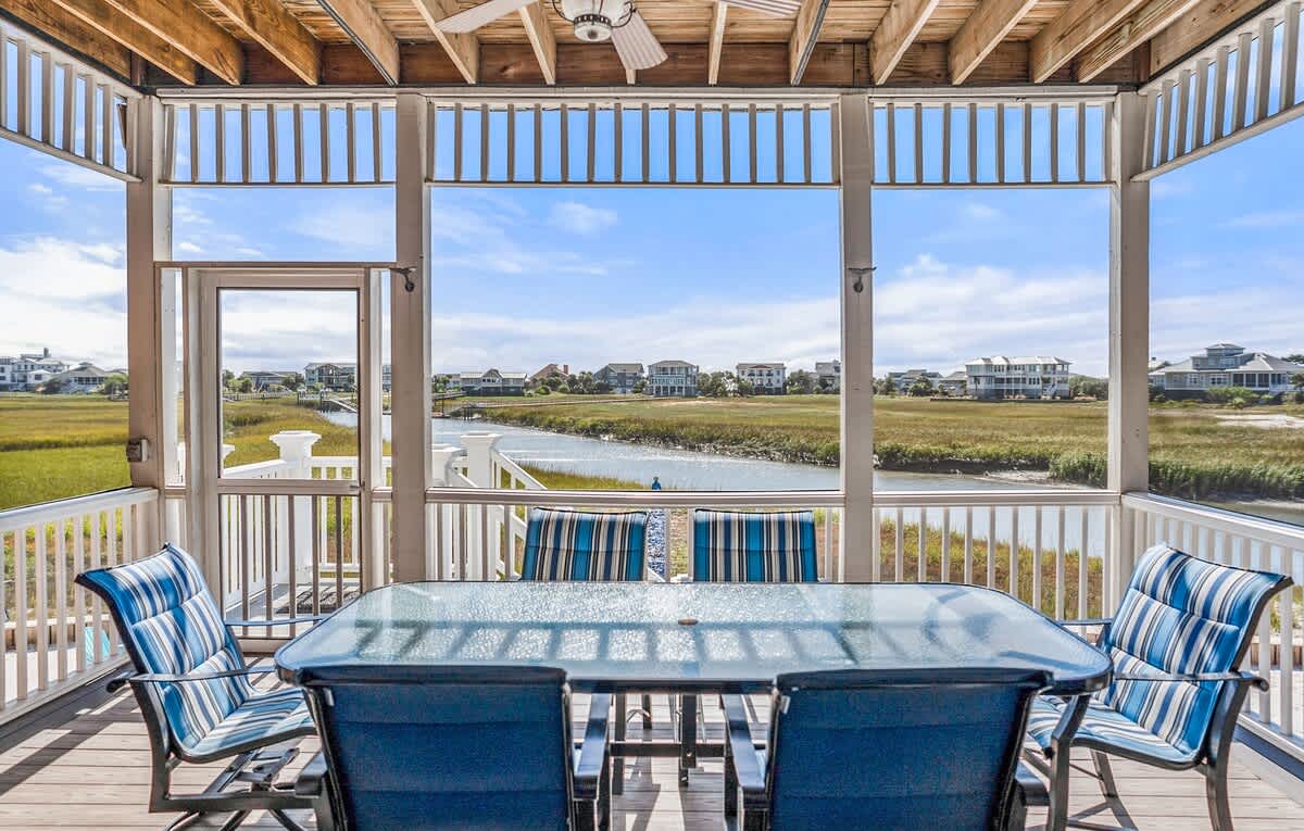 Deck off of the Living Room 