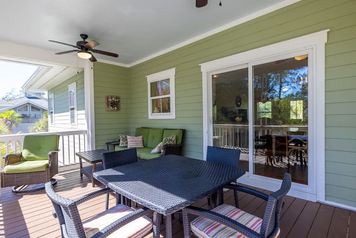 Screened in Back Deck off of Dining Room 