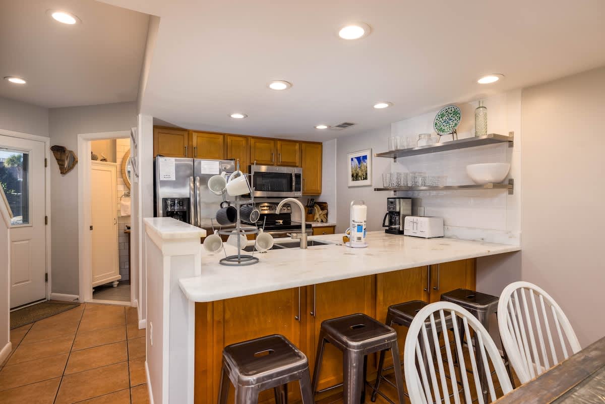 Kitchen with Bar Seating