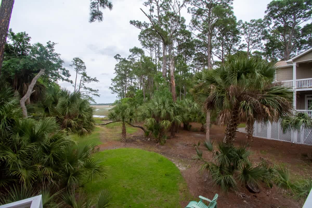 Back of the house overlooking marsh
