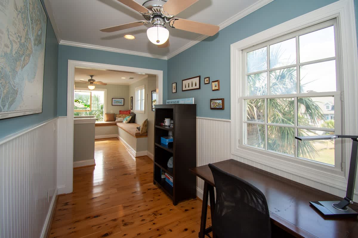 Second Floor sitting area and office area