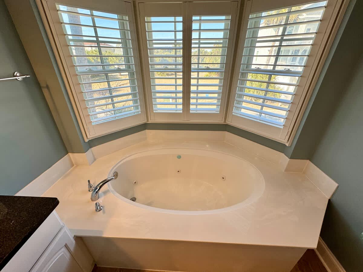 Primary bedroom with en suite bathroom