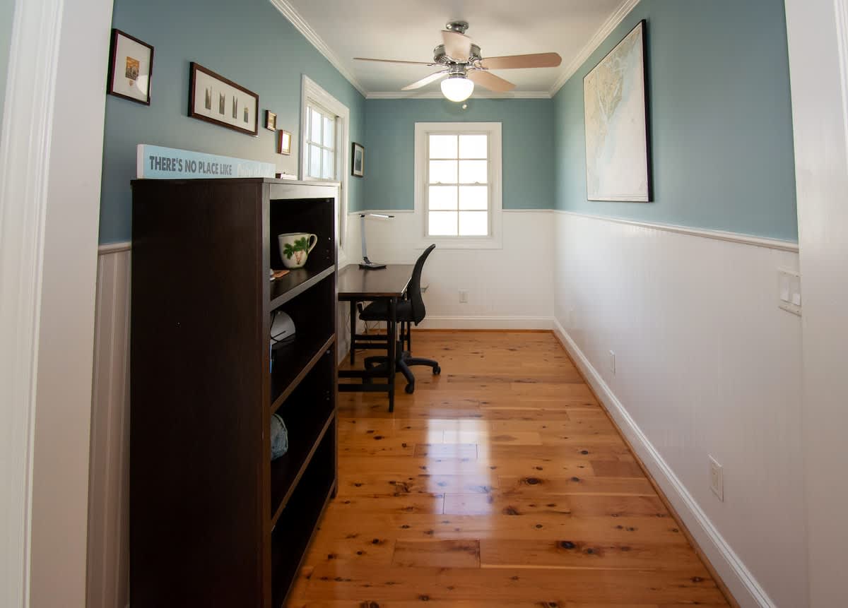 Second Floor sitting area and office area