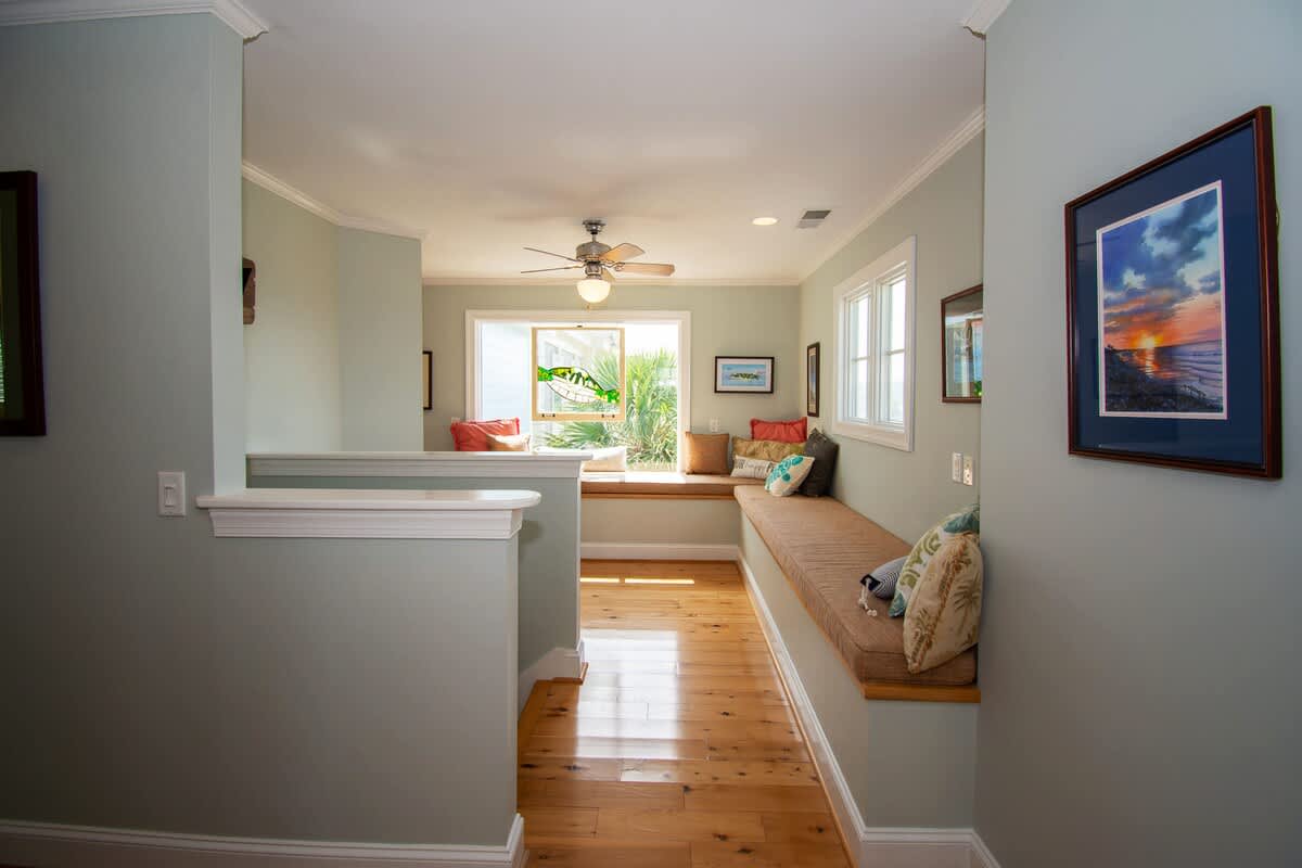 Second Floor sitting area and office area