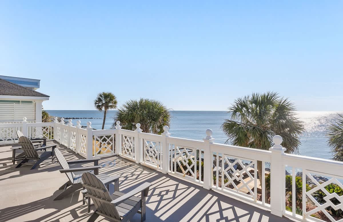 2nd Level Balcony with Seating and Ocean Views