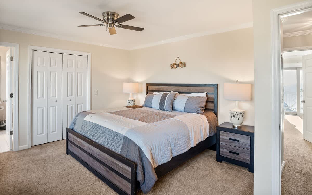 2nd Level Primary with King Bed and Full En Suite Bathroom