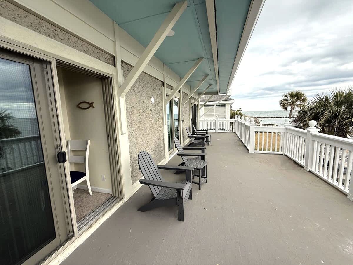 2nd Level Balcony with Seating and Ocean Views