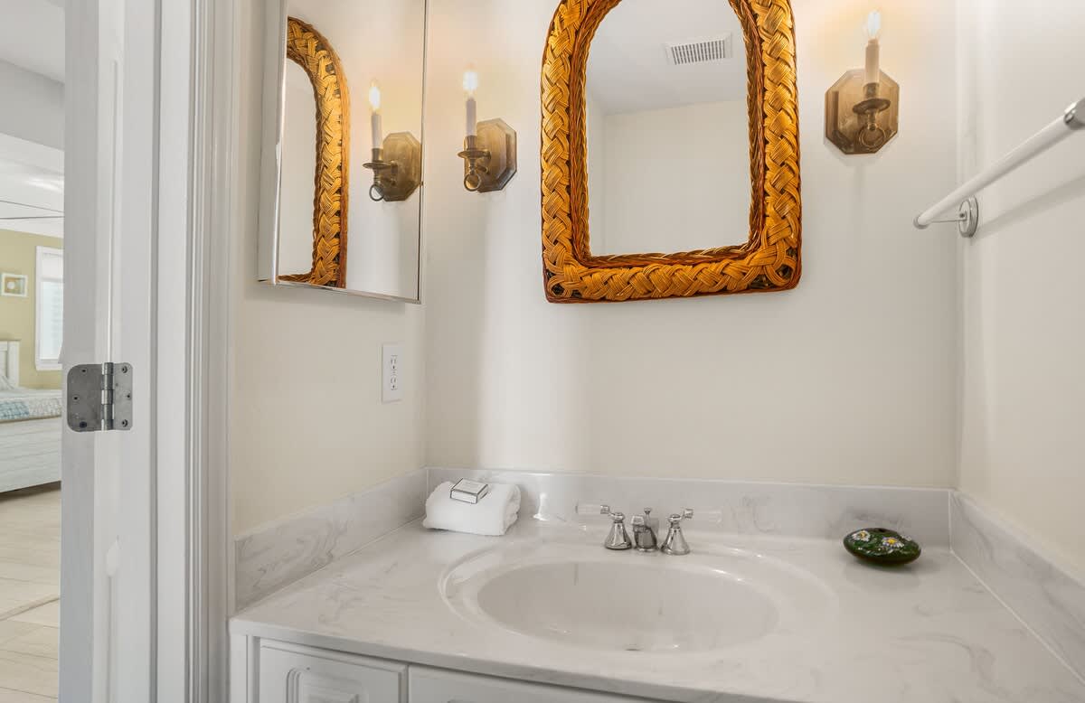 Half Bathroom in Hallway