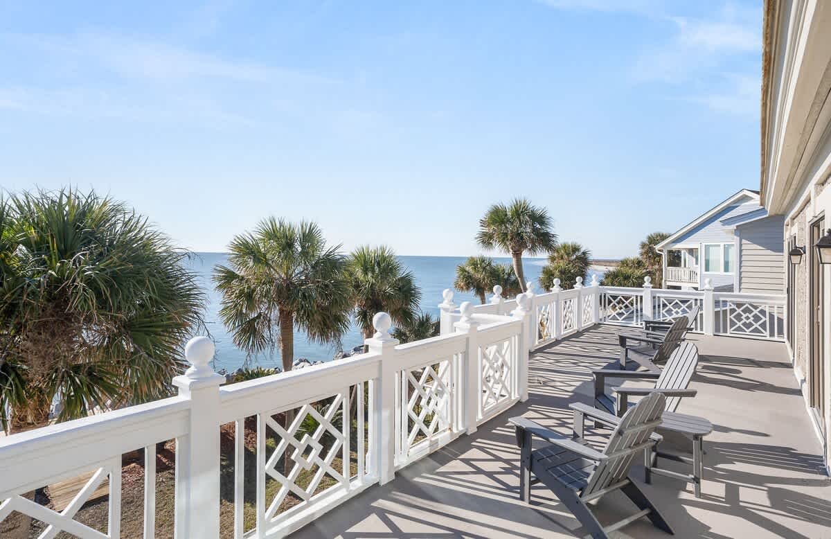 2nd Level Balcony with Seating and Ocean Views
