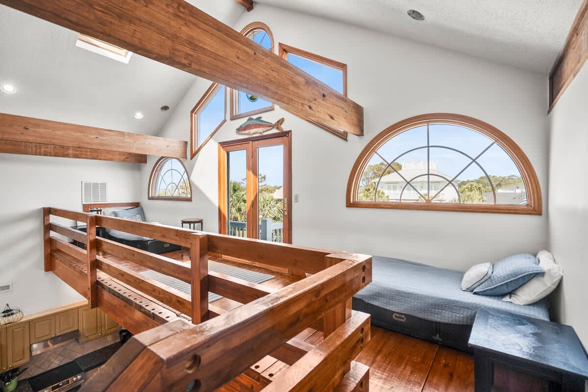 Upstairs Loft with Twin Beds. (Please Note this is not and Enclosed Area)
