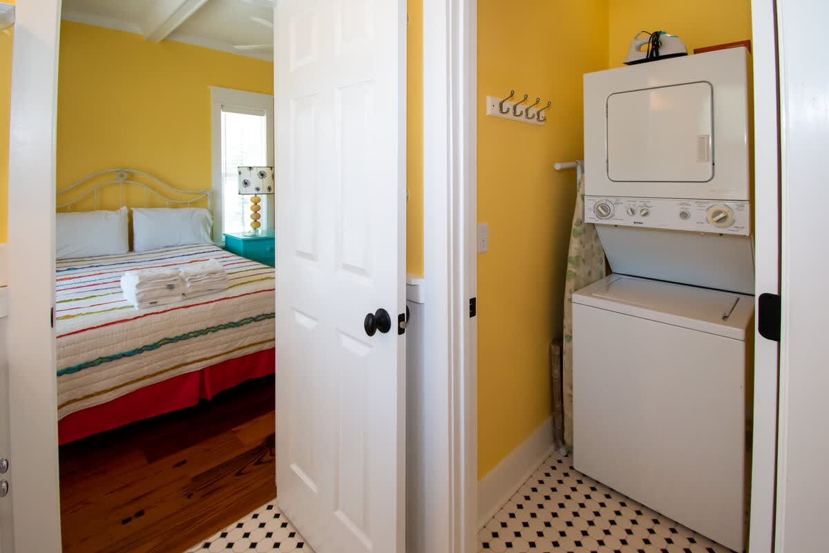 Primary En Suite Bathroom with Laundry Room