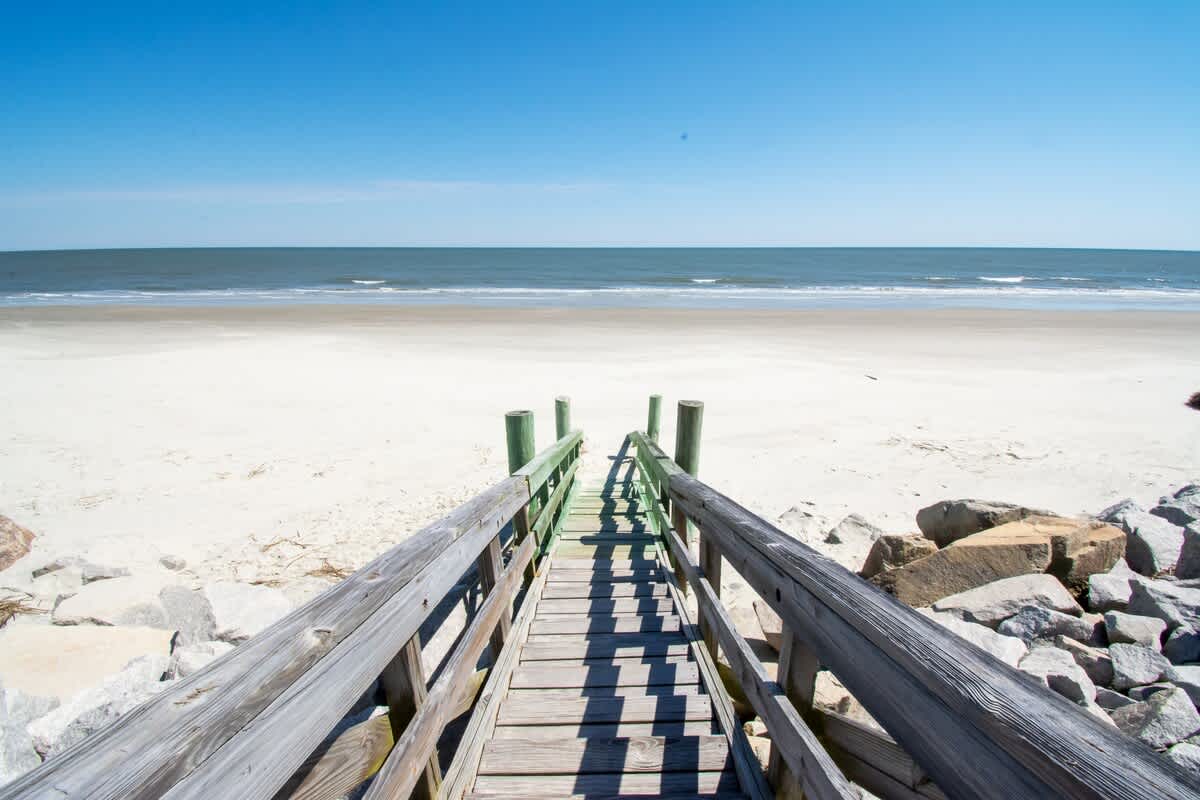 Private Boardwalk to Beach